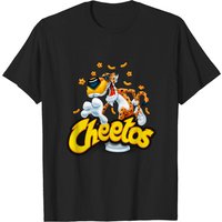 T-shirt Chester Cheetah pour hommes en noir