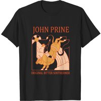 T-shirt pour hommes John Prine en noir