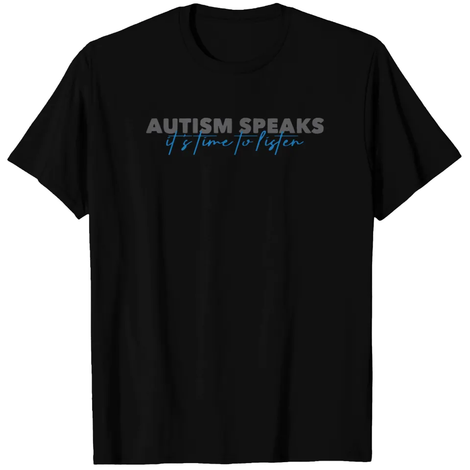 T-shirt de sensibilisation à l'autisme pour hommes en noir — T-shirts pour hommes