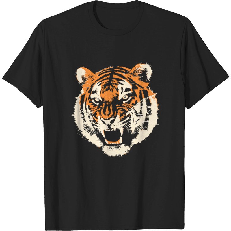 Tiger T-shirt for Men in Black — Mens T Shirts