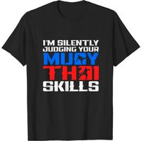 Muay Thai T-Shirt for Men in Black
