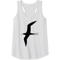 Frigate Bird Tank Tops for Men in Dark Grey — Mens T Shirts