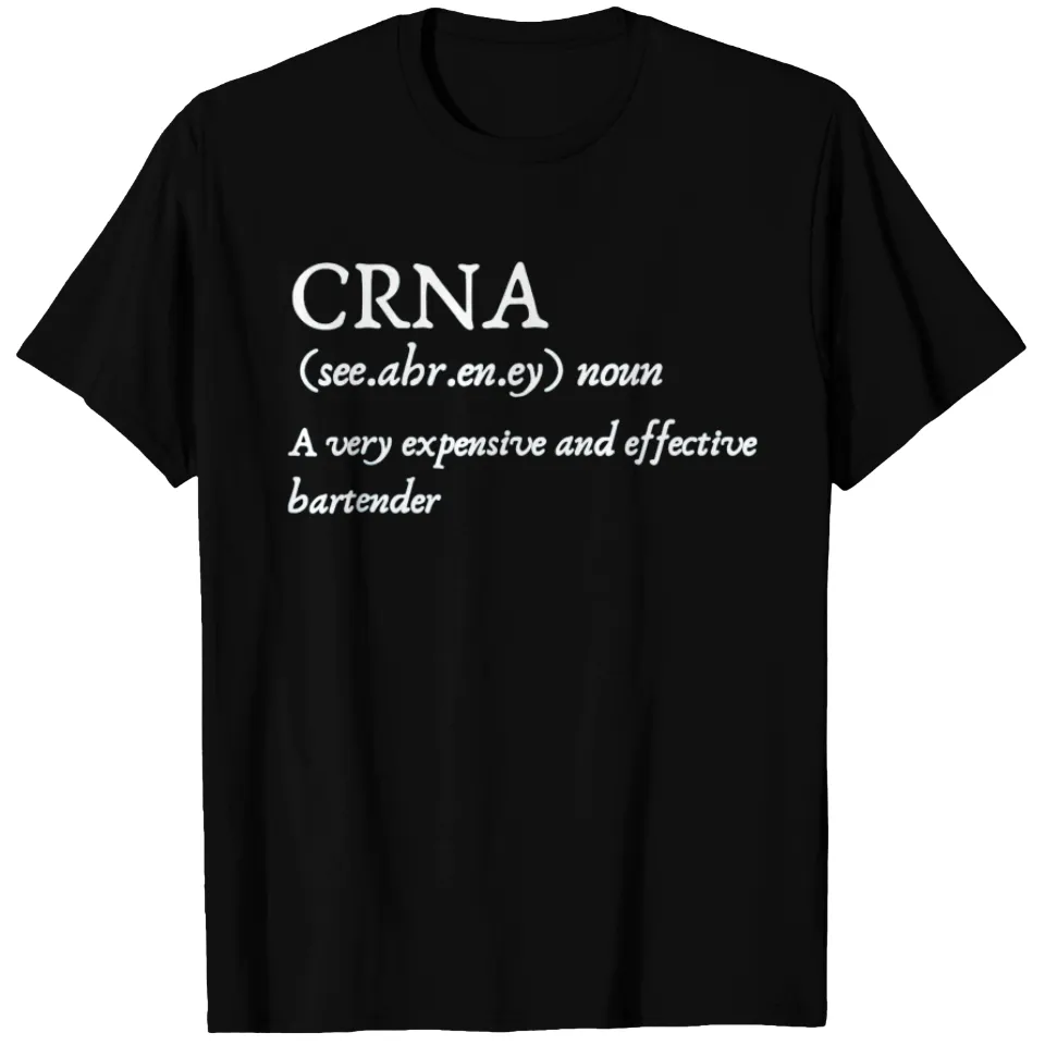 T-shirt amusant Anesthesia CRNA pour hommes — T-shirts pour hommes