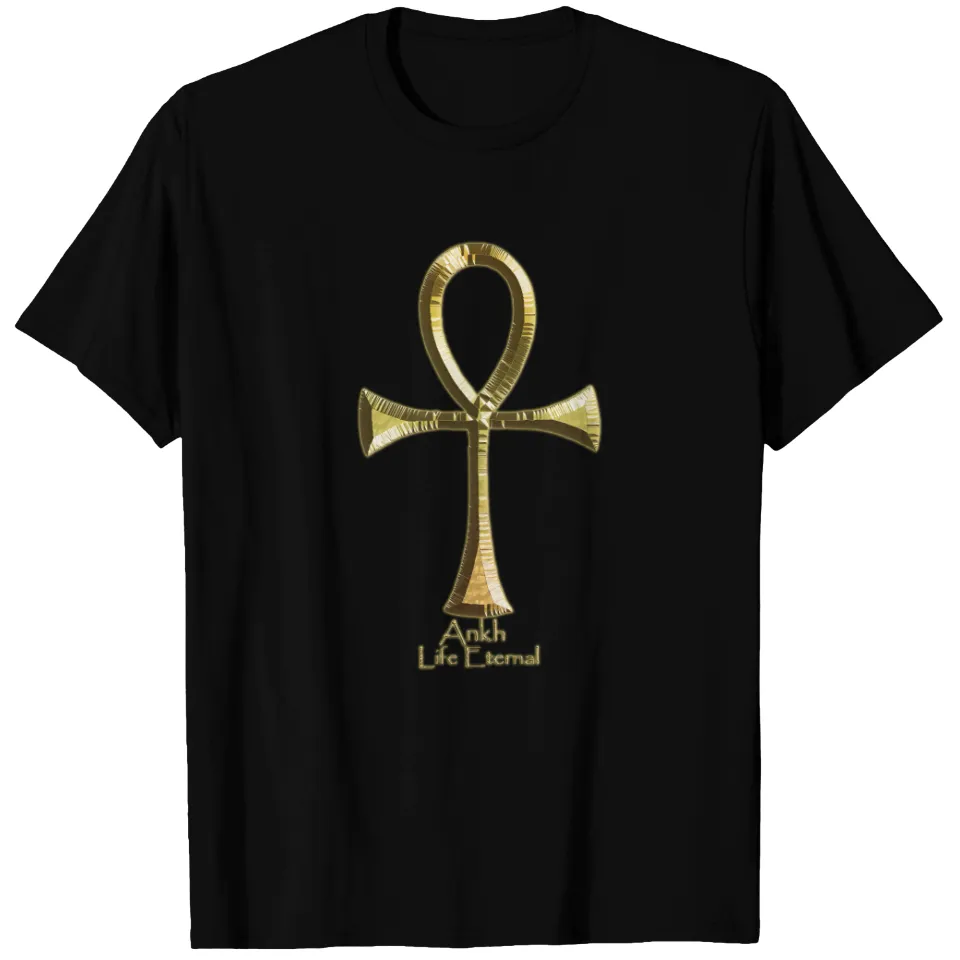 T-shirt doré Ankh égyptien ancien pour hommes — T-shirts pour hommes