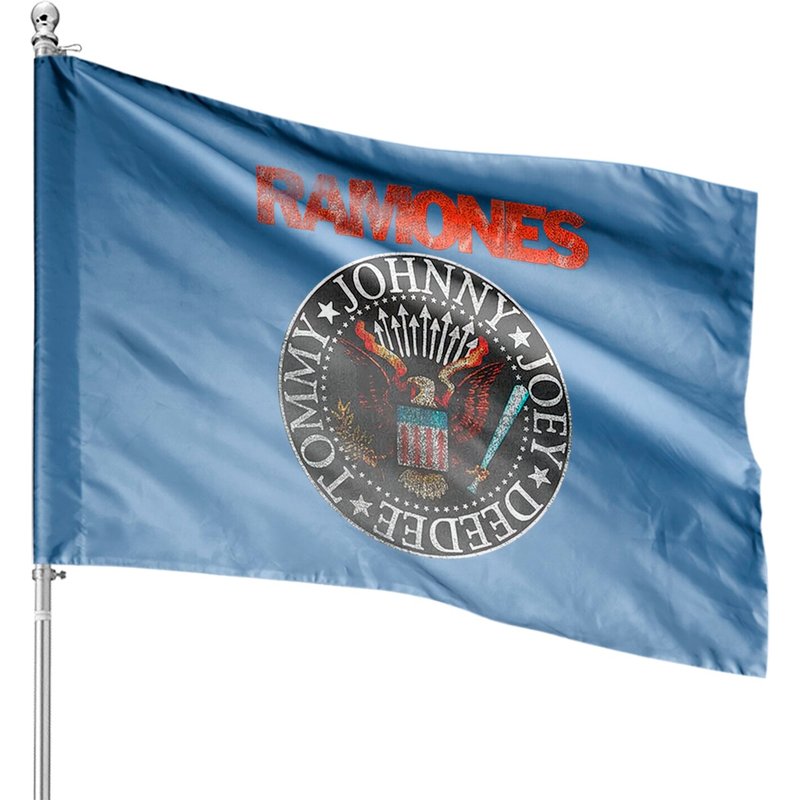 Drapeau de Maison Unisexe Ramones : Sceau d'Aigle Vintage — Drapeaux décoratifs