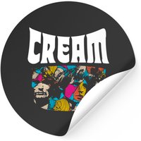 Cream Band Essential Stickers for Black Theme — Stickers & Decals