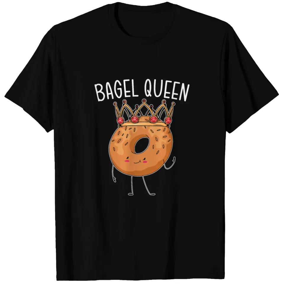 T-shirt Bagel Queen Foodie pour hommes — T-shirts pour hommes