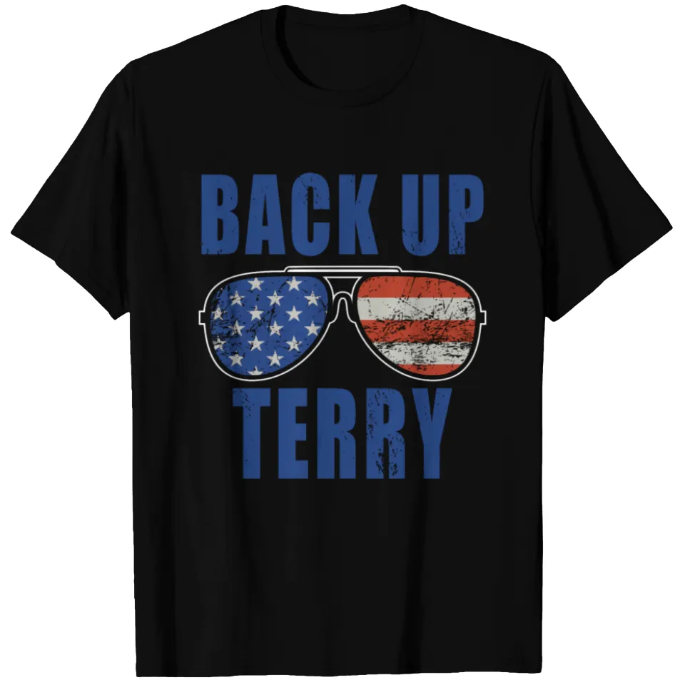 Back Up Terry American Flag USA T-Shirt for Men — Mens T Shirts