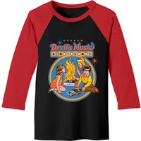 Devil's Music Sing-Along - Satan - T-shirt de baseball pour hommes