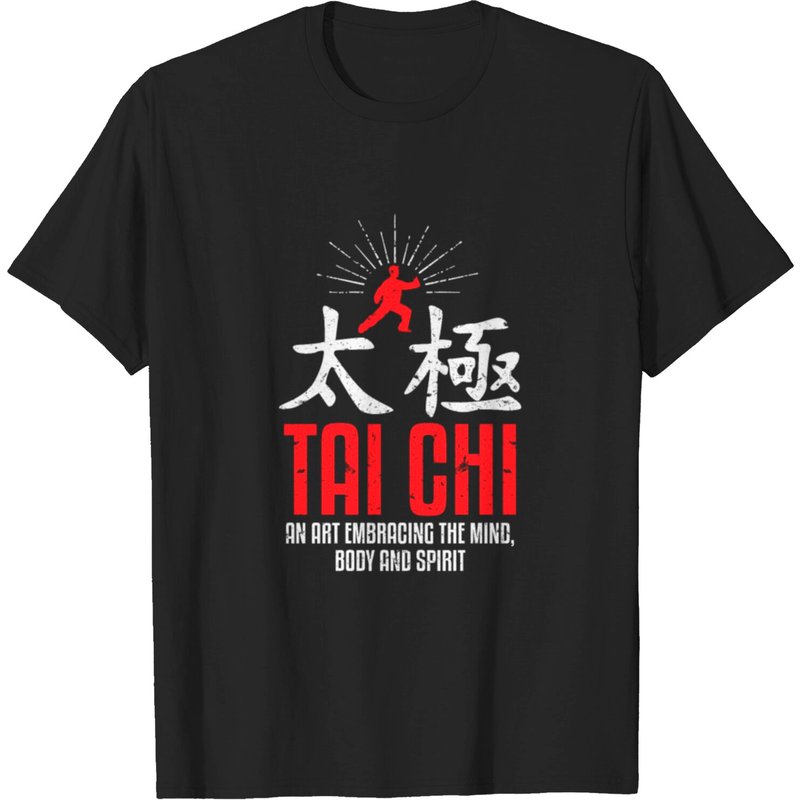T-shirt pour hommes Tai Chi Embracing The Mind Body And Spirit