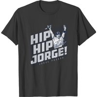 T-shirt d'anniversaire Jorge Posada Hip Hip Jorgeapparel pour hommes