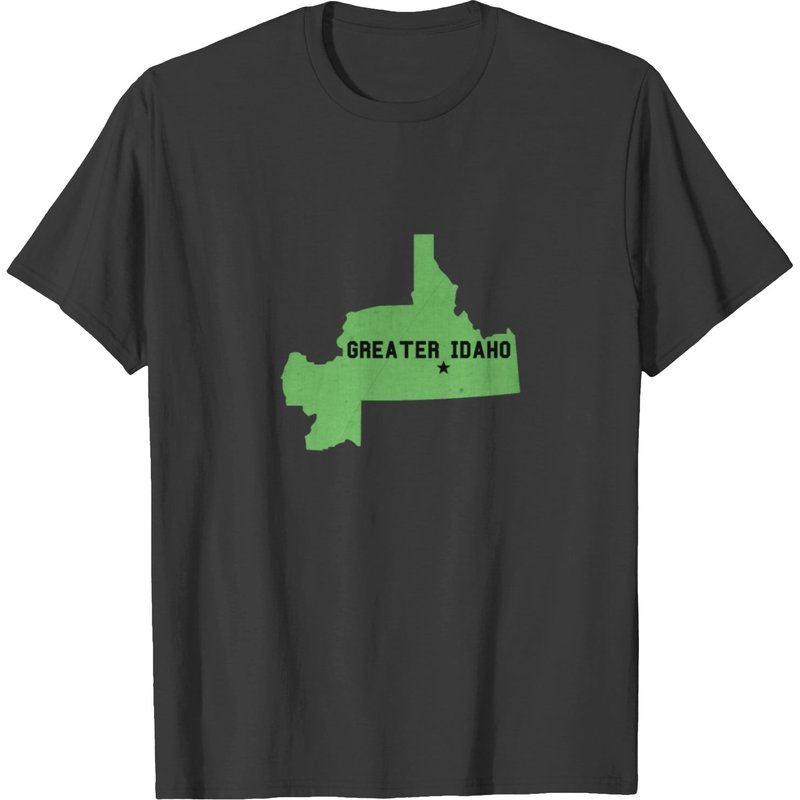Greater Idaho 2020 Map Move Oregon's Border T-shirt for Men — Mens T Shirts