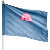 Blobfish Meme House Flags - Blobfish In Your Pocket