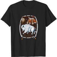 White Buffalo Shield T-shirt for Men — Mens T Shirts