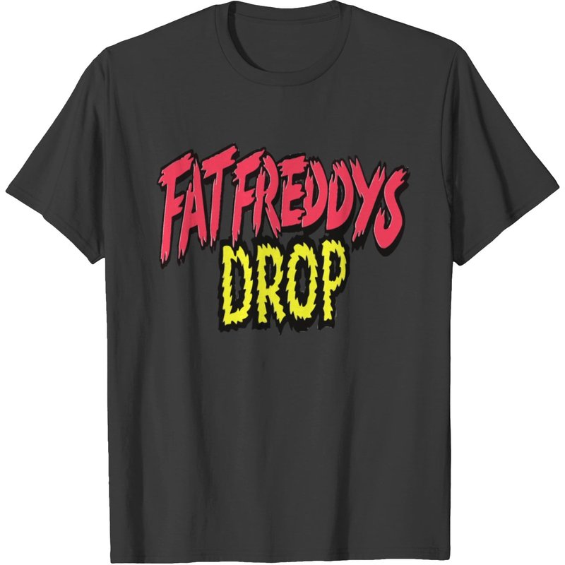 T-shirt Fat Freddys Drop pour hommes en noir