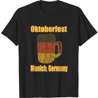Oktoberfest Munich Germany Flag T-Shirt for Men