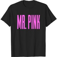 T-shirt pour hommes Mr. Pink en noir