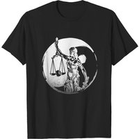 T-shirt Avocat Yin Yang Harmonie Dame Justice pour Hommes
