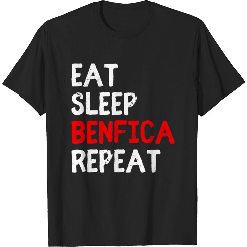 T-shirt Benfica Fans Funny Soccer Football Portugal pour hommes — T-shirts pour hommes