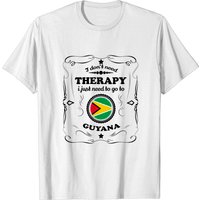 T-shirt Don T Need Therapie Go Guyana pour hommes