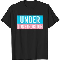 T-Shirt Drapeau Transgenre Under Construction pour Hommes