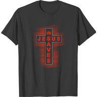 T-shirt Jésus Sauve pour hommes - Religion Dieu Christ Croix Foi