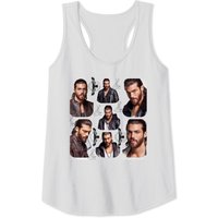 Can Yaman Débardeurs Classiques pour Hommes en Gris Foncé