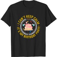 Men's Black Birthday Party T-Shirt — Mens T Shirts