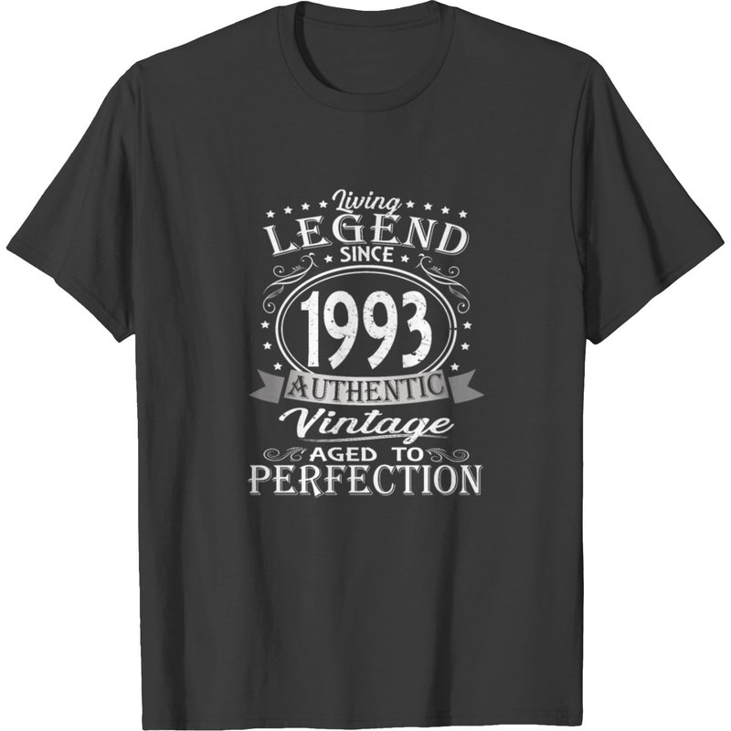 T-shirt Vintage Living Legend Né en 1993 pour Hommes — T-shirts pour hommes
