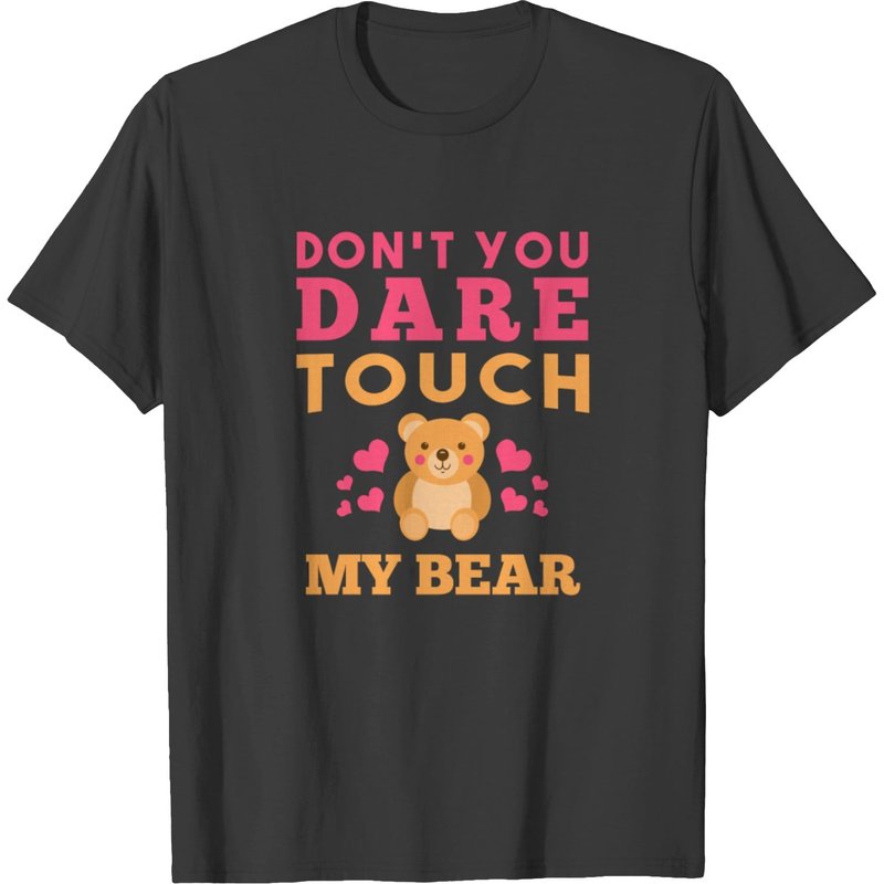 T-shirt en peluche ours en peluche pour hommes — T-shirts pour hommes