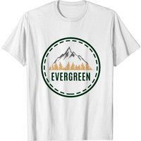T-shirt Evergreen Dans Les Montagnes Pour Hommes — T-shirts pour hommes