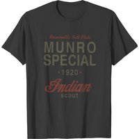 T-shirt pour hommes Munro Special 1920 Speed Record Indian Bike — T-shirts pour hommes