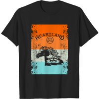 Heartland Ranch Sunset T-Shirt for Men - Black