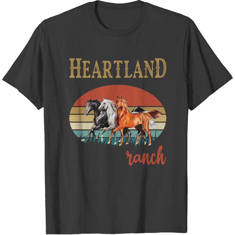 Heartland Ranch T-shirt for Men in Black