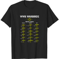 T-shirt Avions de Guerre WW2 des États-Unis pour Hommes — T-shirts pour hommes