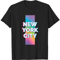 T-shirt pour hommes New York City en noir