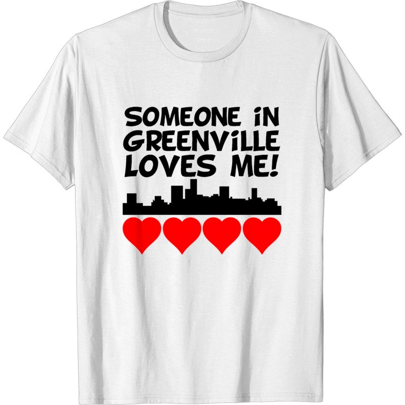 T-shirt Someone In Greenville South Carolina Loves Me pour hommes