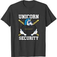 T-shirt Unicorn Security pour hommes - Noir