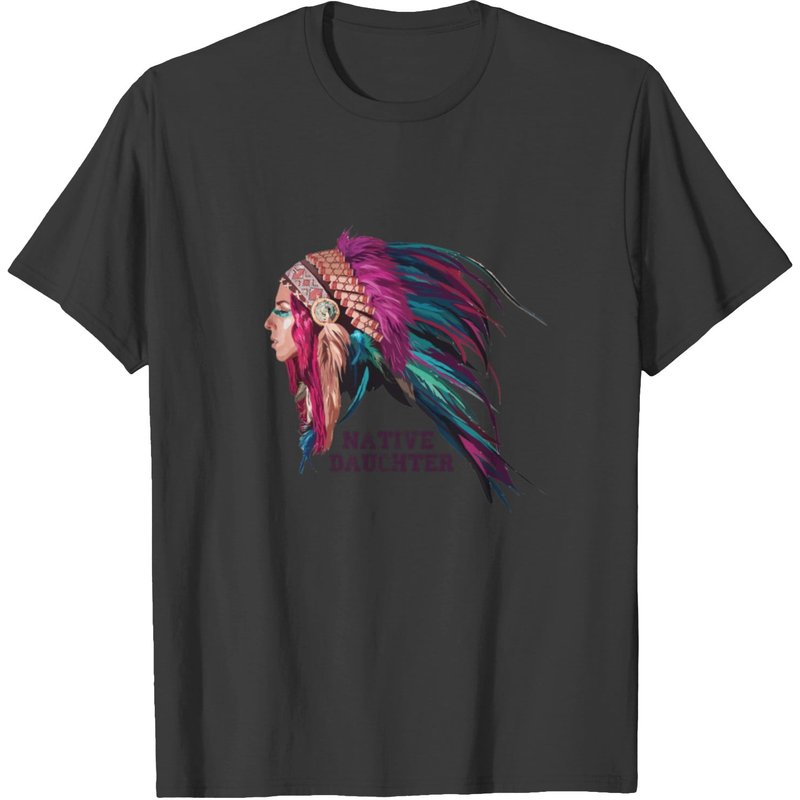 T-shirt à capuche Native Women & Daughter pour hommes