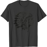 T-shirt Chef Indien Autochtone pour Hommes