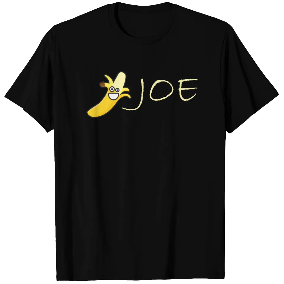 T-shirt Noir Banana Joe pour Hommes