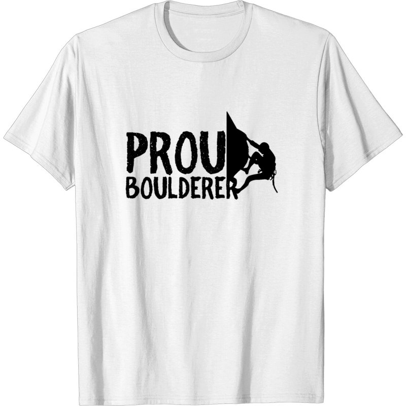 T-shirt Proud Boulderer Boulder Bouldering pour hommes — T-shirts pour hommes