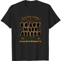 T-shirt pour hommes Black Wall Street - Jackson Ward Richmond, VA