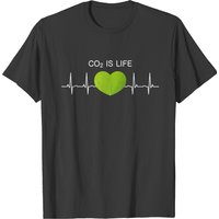T-shirt Co2 Is Life Heartbeat