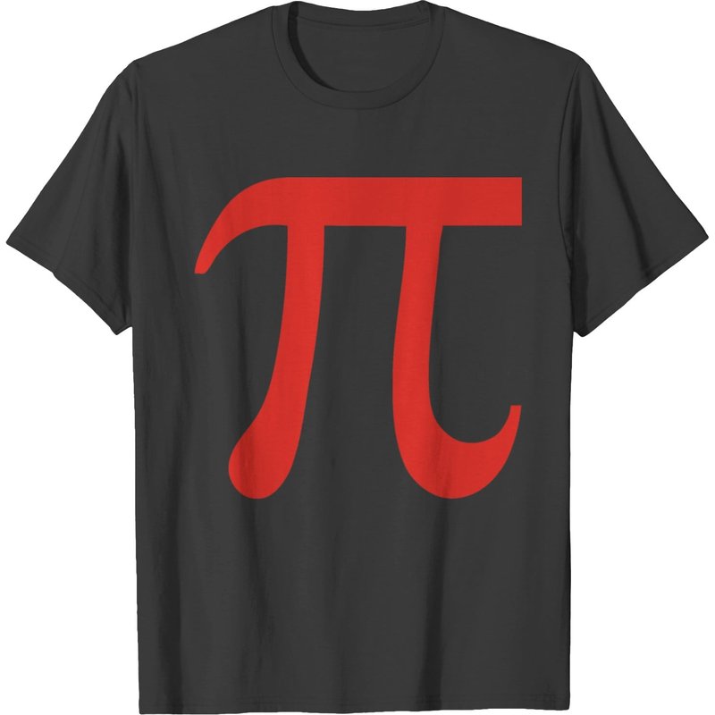 T-shirt Symbole Pi pour hommes - Noir — T-shirts pour hommes