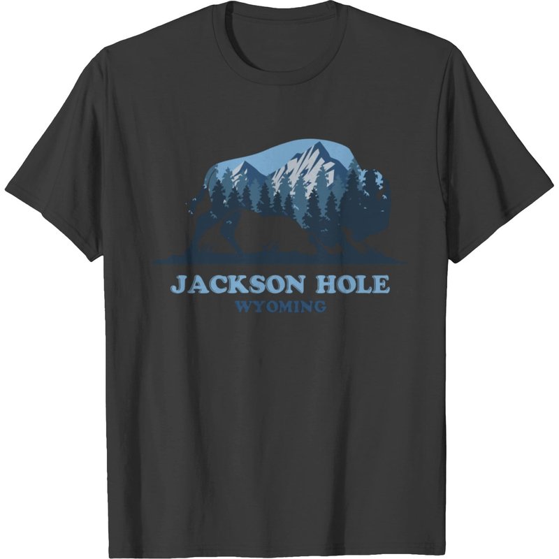T-shirt pour hommes Jackson Hole Wyoming