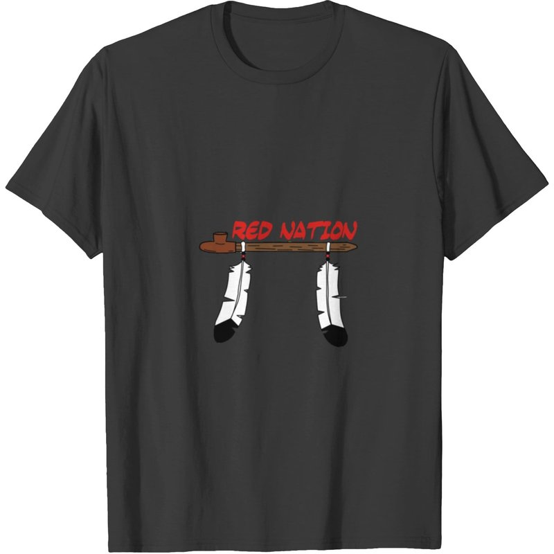 T-shirt Red Nation pour hommes en noir — T-shirts pour hommes