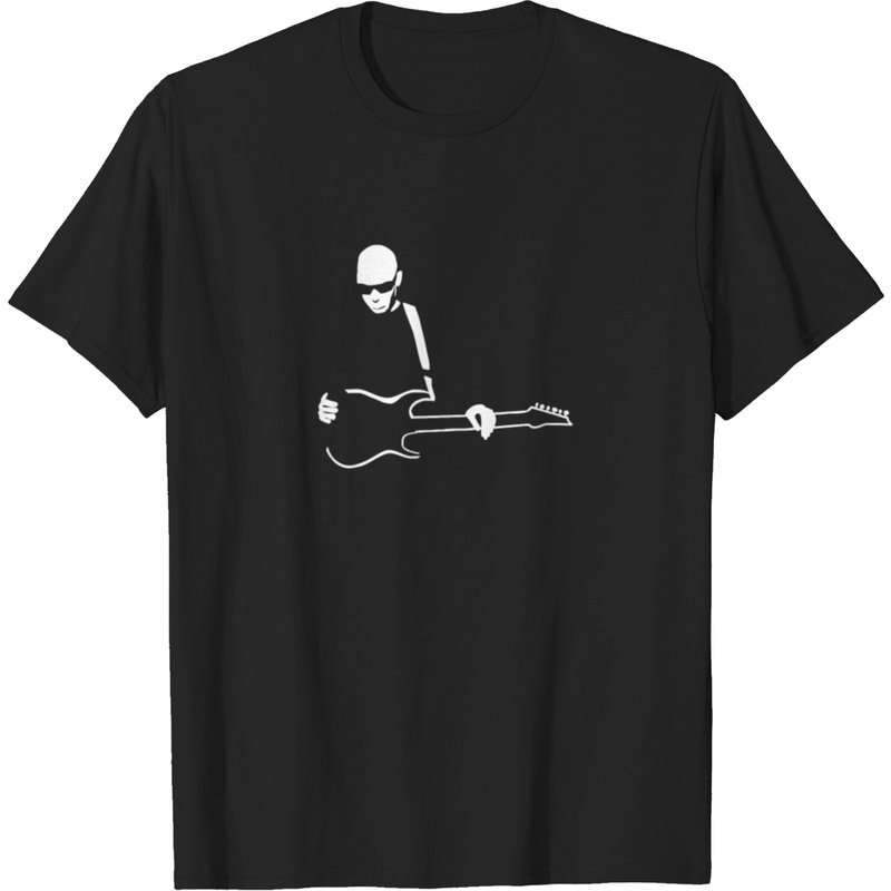 T-shirt pour hommes Joe Satriani en noir — T-shirts pour hommes