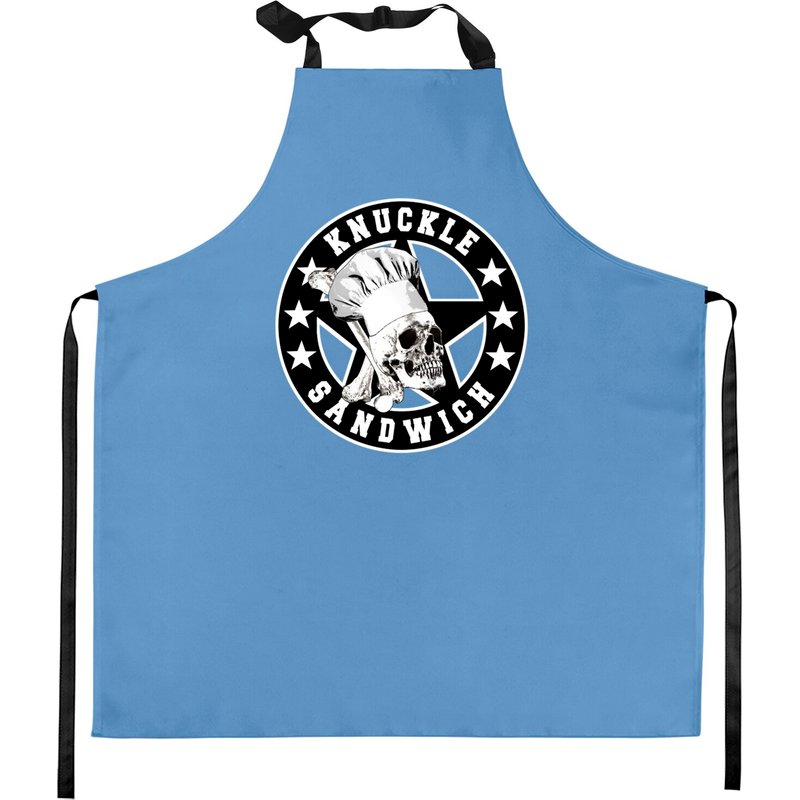 Knuckle Sandwich All Star Kitchen Apron - Carolina Blue — Kitchen Aprons