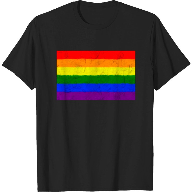 Painted Pride Flag T-shirt for Men